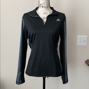 Adidas Climate quarter zip long sleeve top